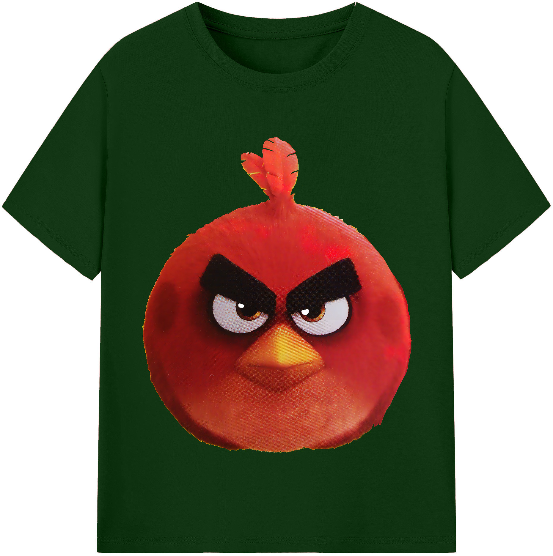 （画像用） Angry Birds アングリーバード 綿100％半袖Tシャツ（フロントプリント）